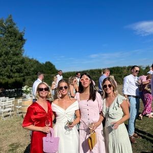 Size S Lulu's Dress, white and green!